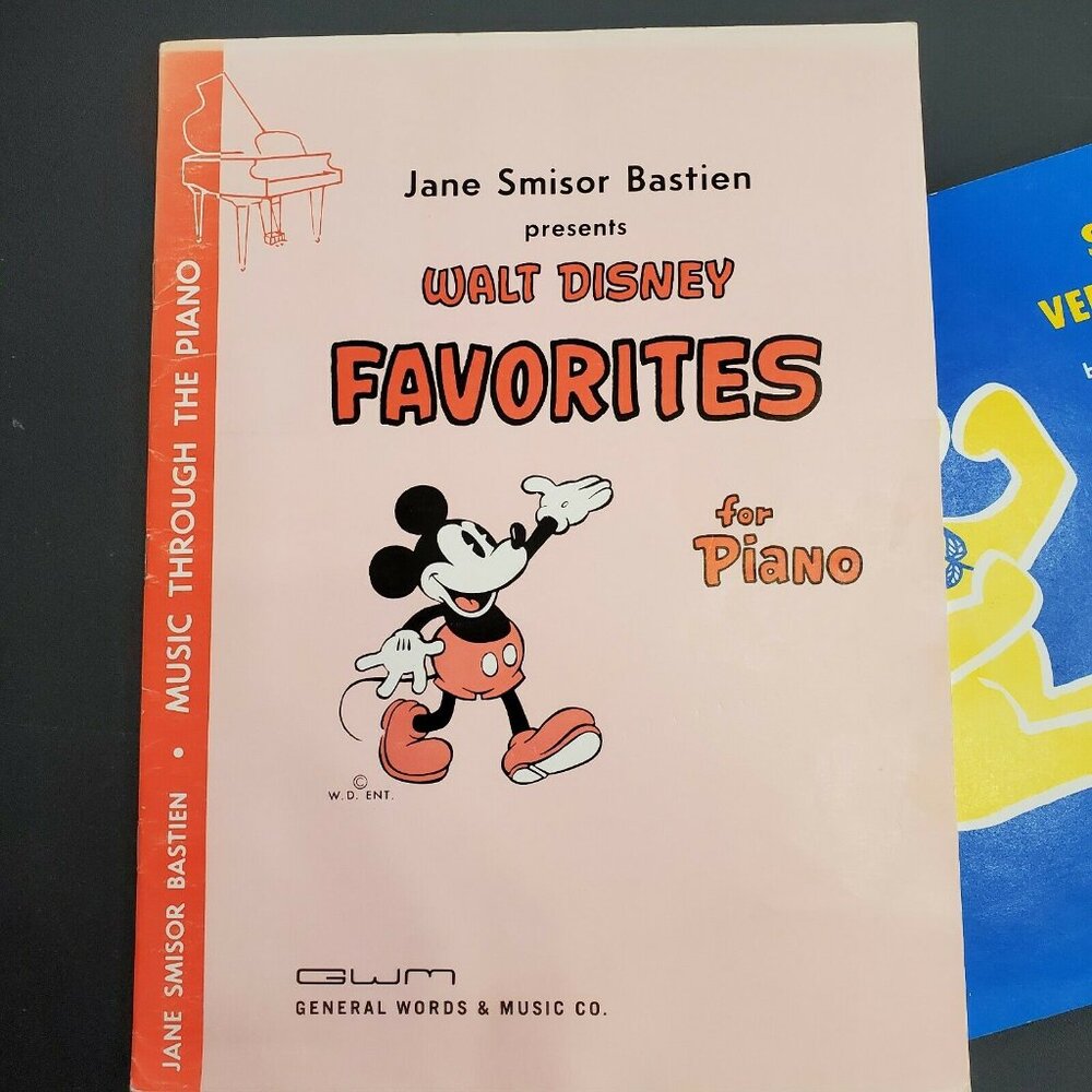 3  Jane Bastien Beginner Piano Sheet Music Books & Disney Favorite vtg - Picture 3 of 11